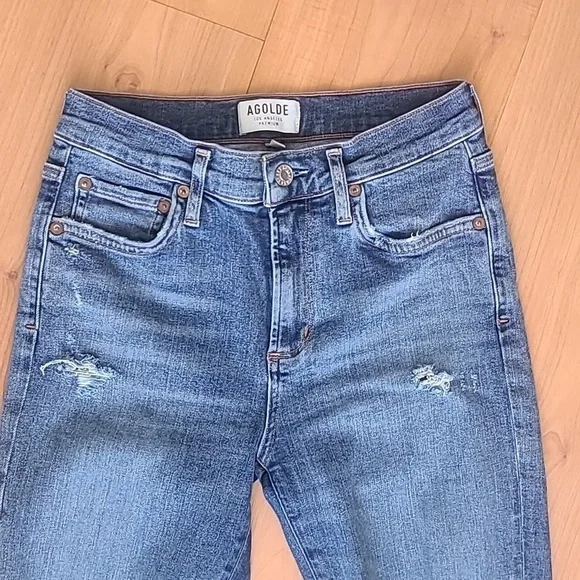 Agolde Sophie High Rise Crop - Picture 6 of 16